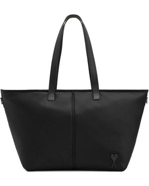 Ami Paris Marcel Small Shopping Bag - Schwarz