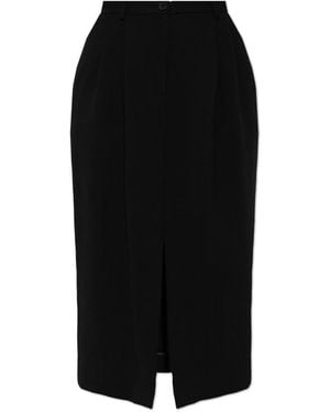 Dolce & Gabbana Rokken ,Zwart ,Wol Wollen Kokerrok