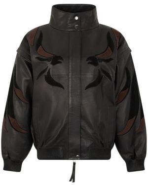 P.A.R.O.S.H. Leather Jackets - Negro