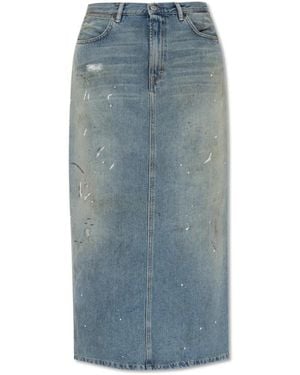 Acne Studios Denim Rok - Blauw