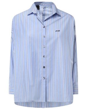 Pinko Katoenen Poplin Shirt - Blauw