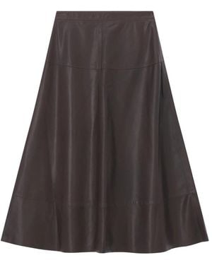 Iris Von Arnim Leather Skirts - Gris