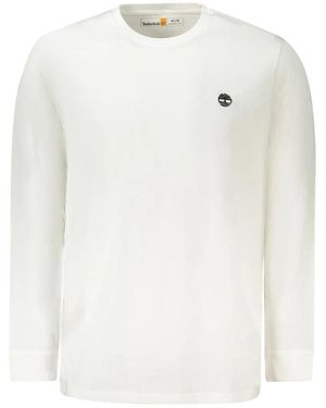 Timberland Wit Katoenen T-Shirt