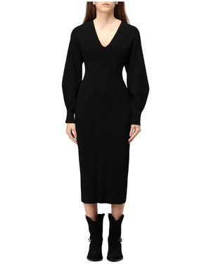 Alberta Ferretti Knitted Dresses - Black