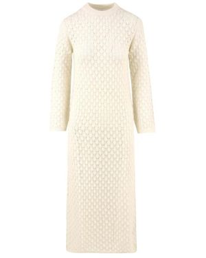Not Shy Knitted Dresses - Neutro