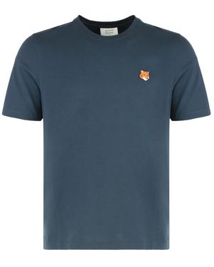 Maison Kitsuné T-Shirts - Blue