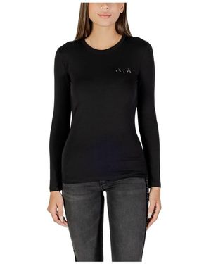 ARMANI EXCHANGE Round-Neck Knitwear - Black