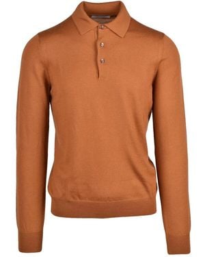 Gran Sasso Polo Shirts - Brown