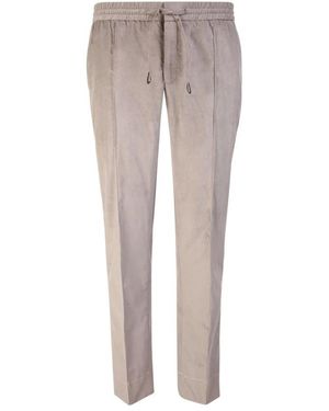 Brioni Broeken ,Katoen Corduroy Broeken - Grijs