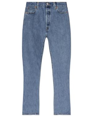 RE/DONE Cropped Jeans - Azul
