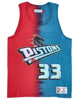 Mitchell & Ness Grant Hill Detroit Pistons Tank Top - Rot