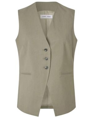 Samsøe & Samsøe Waistcoats - Green