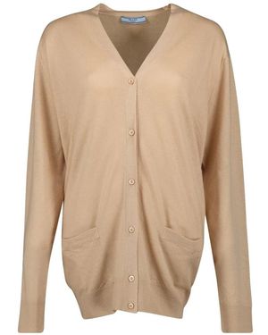 Prada Cardigans - Natural