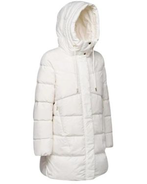 Geox Jassen ,Wit ,Katoen Dalyla Long Parka