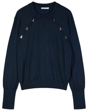 Patrizia Pepe Round-Neck Knitwear - Azul