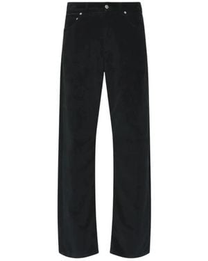 MM6 by Maison Margiela Straight Trousers - Negro