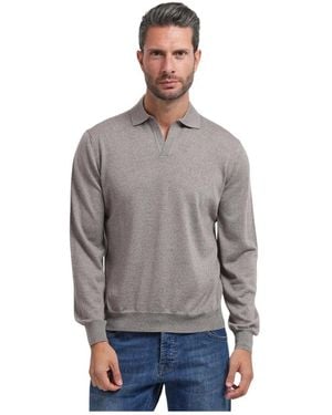 Gran Sasso Polo Shirts - Gris
