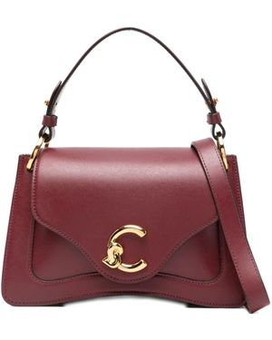 Coccinelle Rode Leren Handtas Aw25 - Paars
