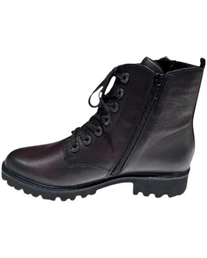 Remonte Schoenen ,Bruin ,Leer D8671 Enkellaars - Zwart