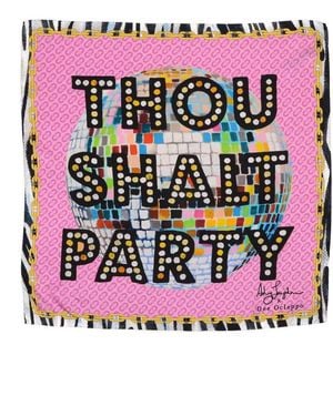 Dee Ocleppo Pop art seidenschal - Lila