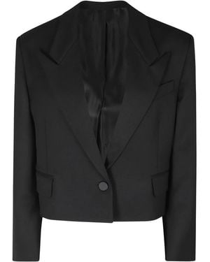 The Attico Wollen Blazer - Zwart