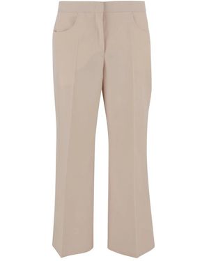 Jil Sander Wide Trousers - Natural