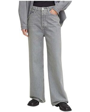 Samsøe & Samsøe Wide Jeans - Grigio