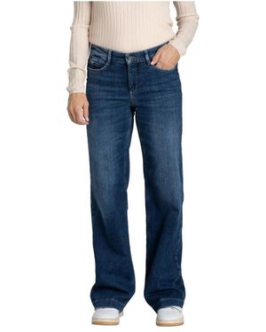 M·a·c Straight Jeans - Blu