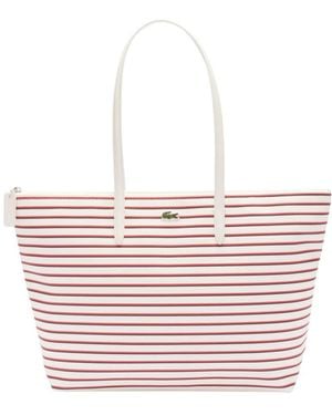 Lacoste Tote Bags - Rojo