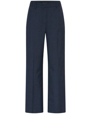 Bruuns Bazaar Broeken ,Blauw ,Wol Kerrio Bbeleza Broek