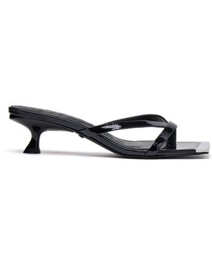 Mallet London Heeled Mules - Azul