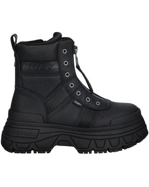 Buffalo Lace-Up Boots - Nero
