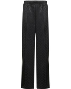 Gucci Gg Jacquard Pant - Zwart