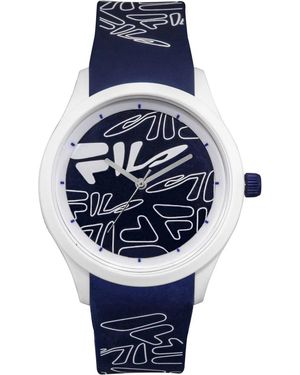 Fila Herenhorloge Style 40 Mm Armband Siliconen 38-129 - Blauw