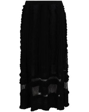 Ulla Johnson Vivian Midi Rok - Zwart