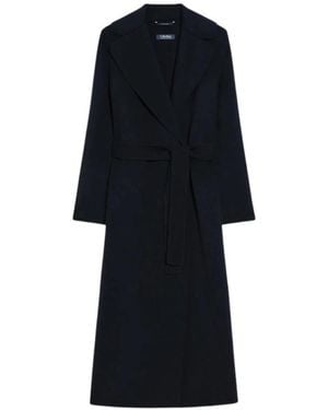 Max Mara Belted Coats - Negro