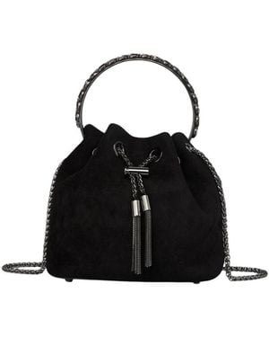 Alma En Pena. Bucket Bags - Black