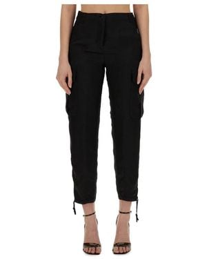 Aspesi Cropped Trousers - Negro