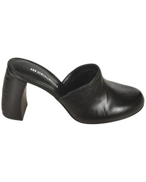Ann Demeulemeester Heeled Mules - Black