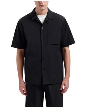 OLAF HUSSEIN Short Sleeve Shirts - Black