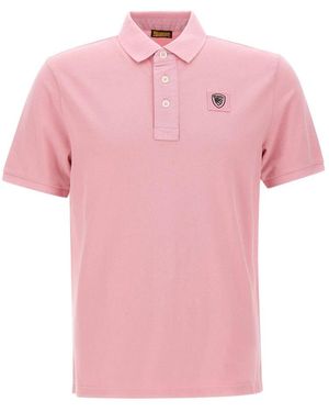 Blauer Polo Shirts - Pink
