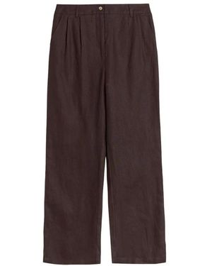 Sand 1680 Meloe Wide Hosen - Braun