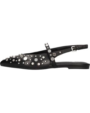 Ash Flat Shoes - Black