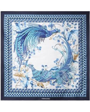 Ferragamo Silky Scarves - Azul