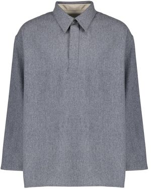 Ami Paris Polo Shirts - Grey