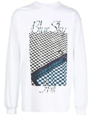 BLUE SKY INN Long Sleeve Tops - Blue
