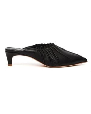 LORENA PAGGI Heeled Mules - Black
