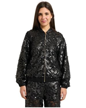 Manila Grace Sequin Gilet - Zwart