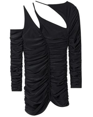 AZ FACTORY Asymmetrisches Cut-Out-Oberteil - Schwarz