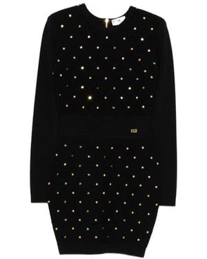 Elisabetta Franchi Short Dresses - Black